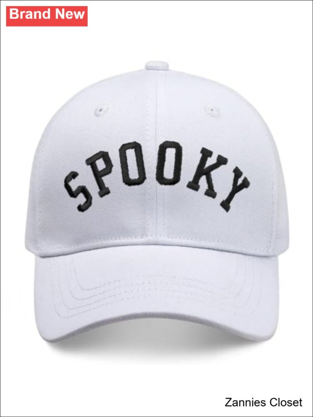 🤠 Halloween Embroidered Trucker Hat Baseball Cap Snapback Spooky
